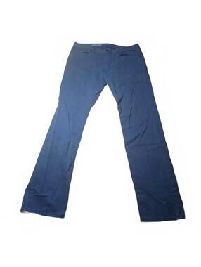 Gap 1969 Blue Straight Leg Pants Casual Chino Five Pocket Mens Cotton Stretch